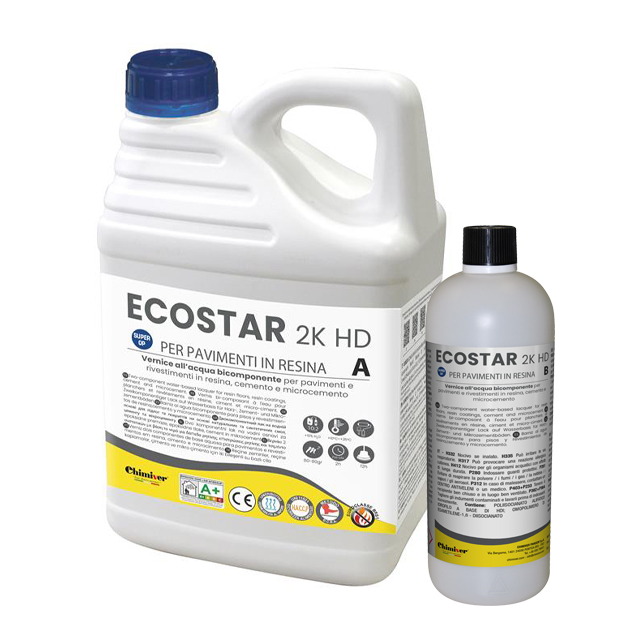CHIMIVER ECOSTAR 2K HD lak za beton in mikrocement Hotenjka